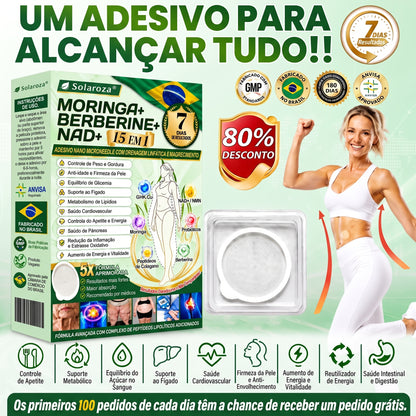 🌿Official Store | 🏆 Solaroza® Moringa & Berberine 15-IN-1 Advanced Nano Microneedle Patch (Once Daily, visible changes in 7 days) ✅ Obesity, Diabetes, Sleep Apnea, And Joint Issues