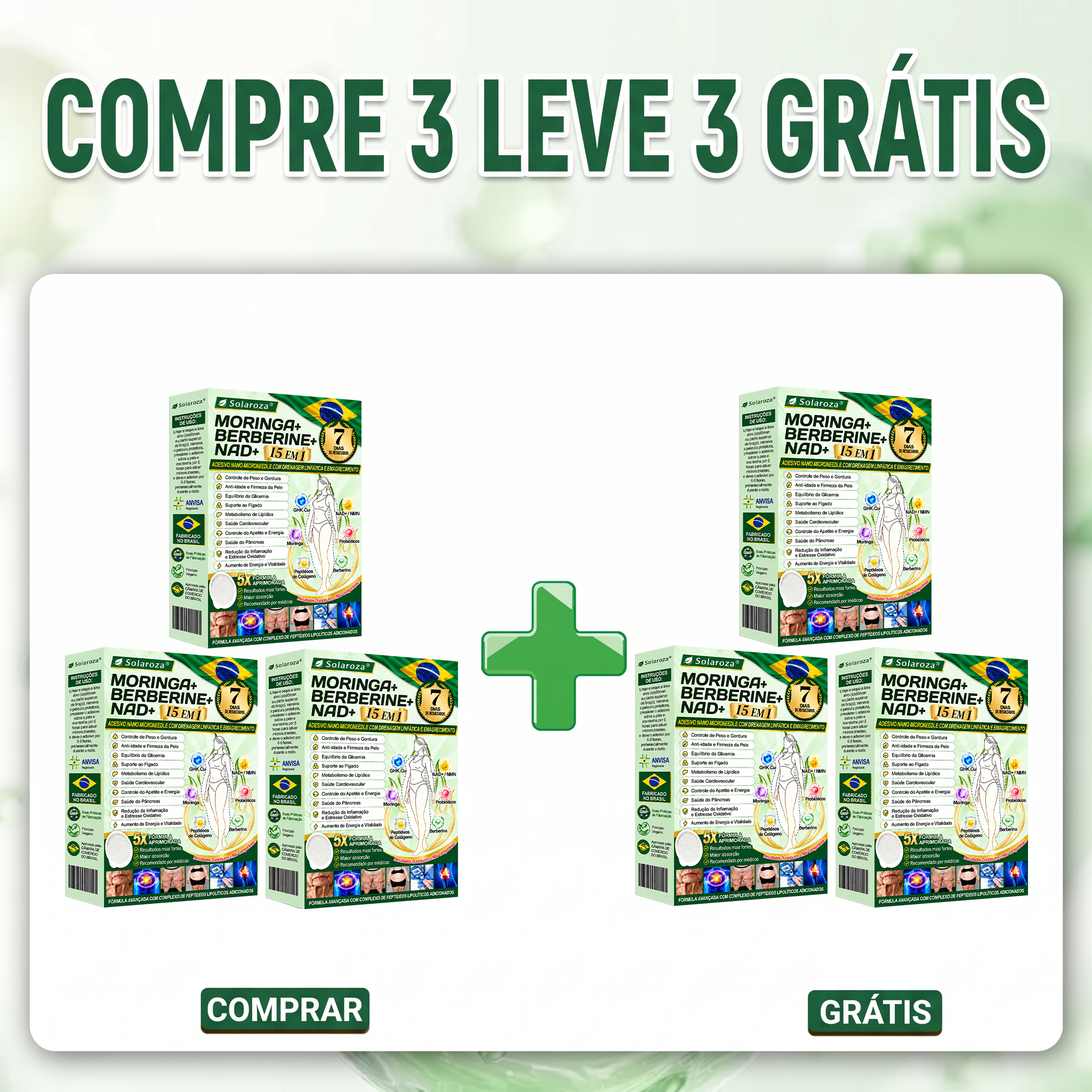 6 Caixas — Plano de 6 Semanas (Melhor Custo-Benefício) — Perca até 32 kg