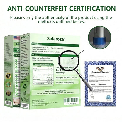 ⚡Official Store | 🍋 Solaroza® Moringa & Berberine 15-IN-1 Advanced Nano Microneedle Patch (Once Daily, visible changes in 7 days) ✅ Obesity, Diabetes, Sleep Apnea, And Joint Issues
