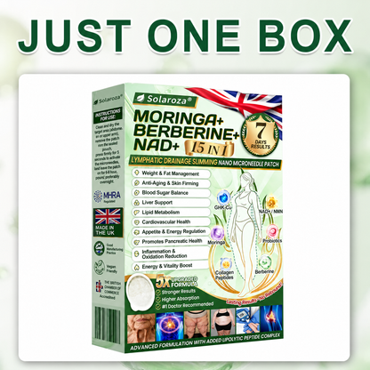 🌿Official Store | 🏆 Solaroza® Moringa & Berberine 15-IN-1 Advanced Nano Microneedle Patch (Once Daily, visible changes in 7 days) ✅ Obesity, Diabetes, Sleep Apnea, And Joint Issues